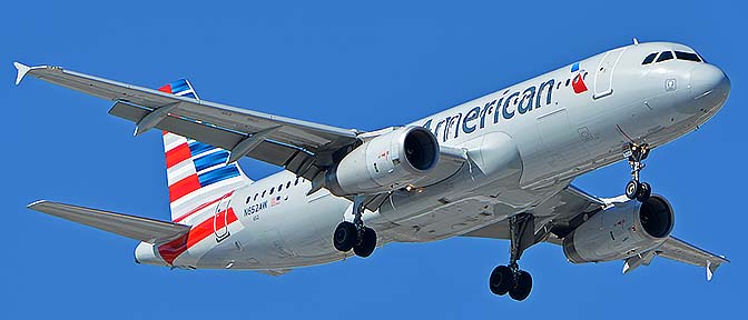 American Airbus A320-232 N652AW, Phoenix Sky Harbor, November 6, 2016